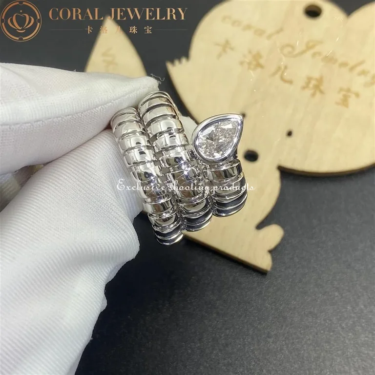 Bulgari Serpenti Ring Tubogas Diamond Ring 3