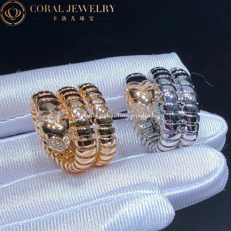 Bulgari Serpenti Tubogas AN856666 two-ring ring 6