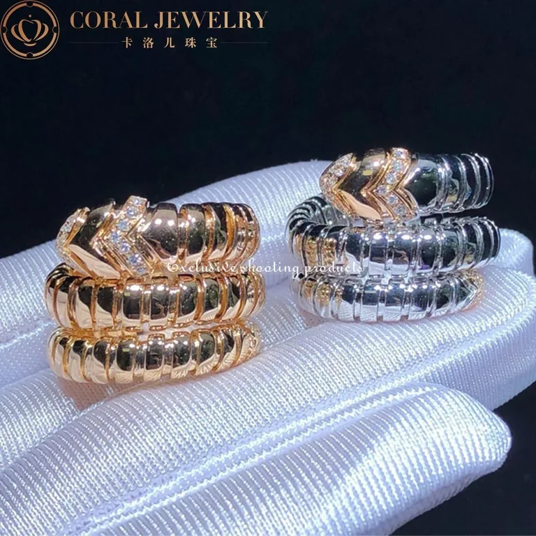 Bulgari Serpenti Tubogas AN856666 two-ring ring 5