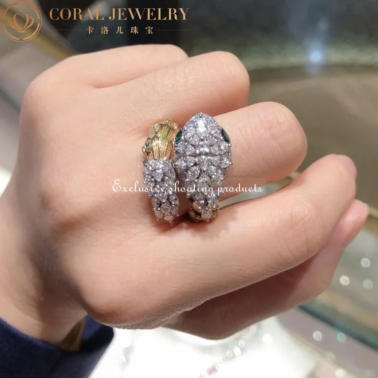 Bulgari Serpenti 354391 AN857756 Ring with snakewood and diamonds 5