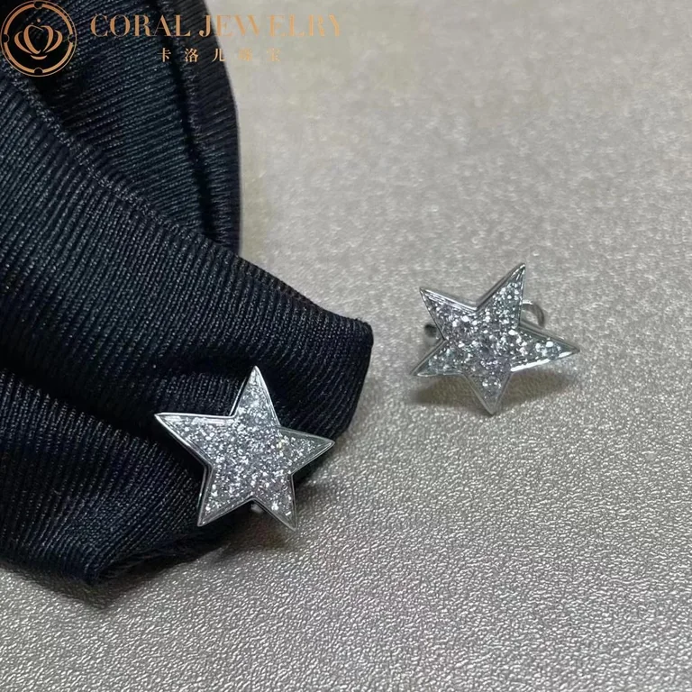 Chanel Comète Géode J1611 Earring 18k White Gold Diamonds 6