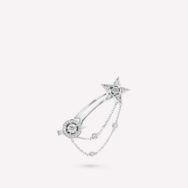 Chanel Comète 1932 Ear J12124 Cuff 18k White Gold Diamonds 1