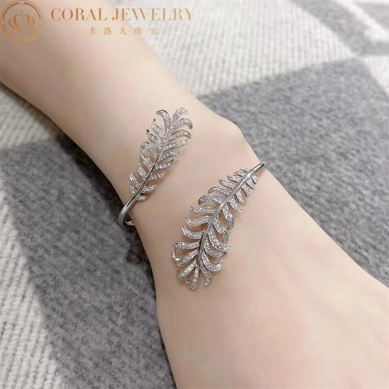 Chanel Plume De J4141 Chanel Bracelet 18k White Gold Diamonds 3