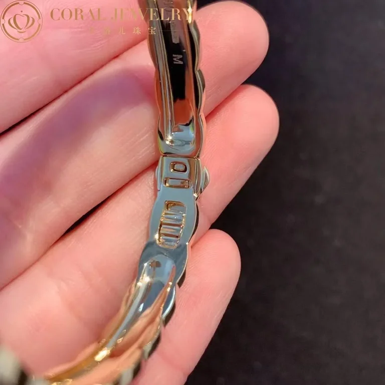 Chanel Coco Crush J11140 Bracelet Quilted Motif 18k Yellow Gold Diamonds 9