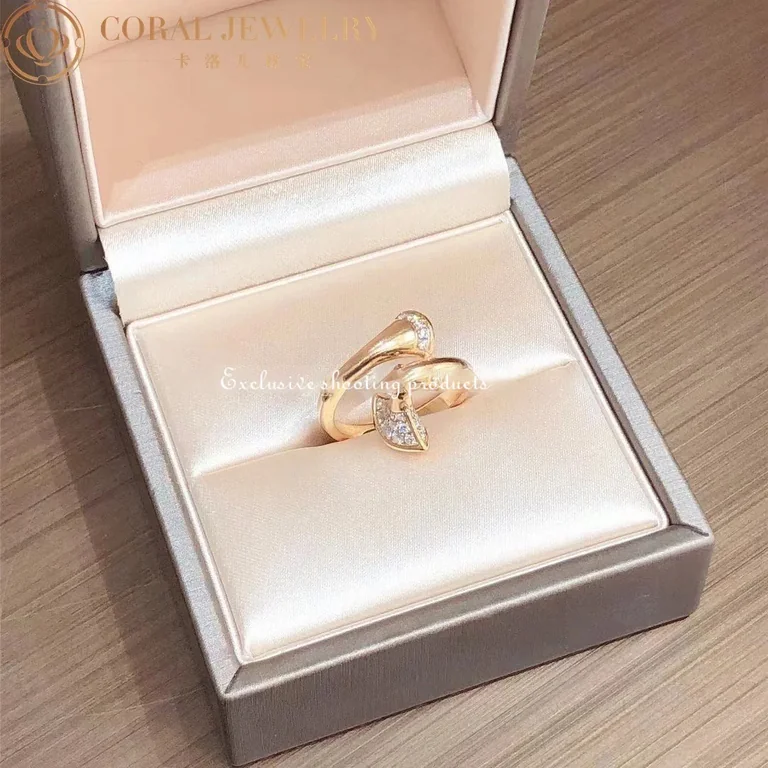 Bulgari Divas? Dream AN857373 Ring Rose Gold Diamonds 4