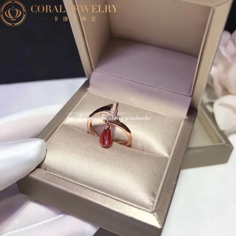 Bulgari Divas? Dream AN857404 Ring Rose Gold Diamond & Carnelian Bulgari Divas? Dream AN857404 Ring Rose Gold Diamond & Carnelian 3