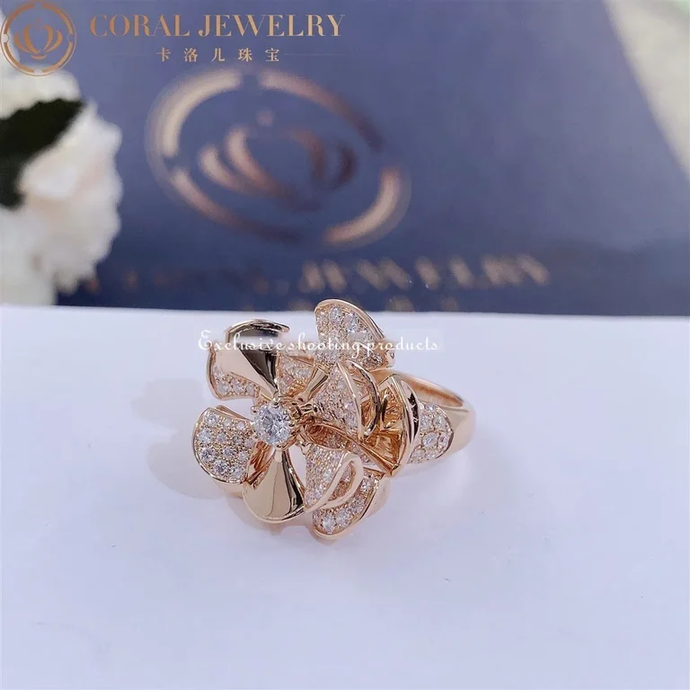 Bulgari Divas? Dream AN856354 Ring Rose Gold Diamonds 3