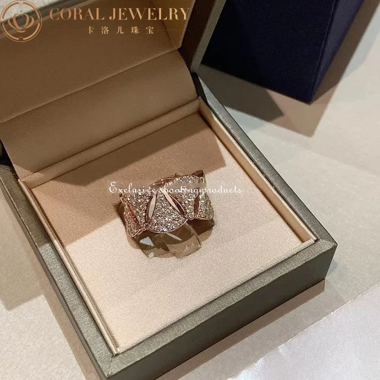 Bulgari Divas? Dream AN856926 Ring Rose Gold Diamonds 5