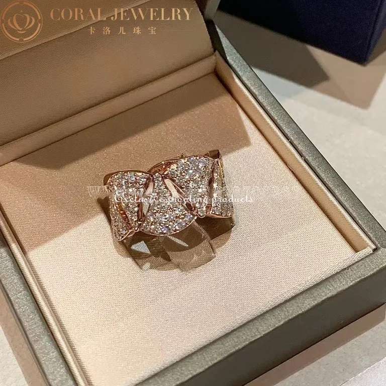 Bulgari Divas? Dream AN856926 Ring Rose Gold Diamonds 4