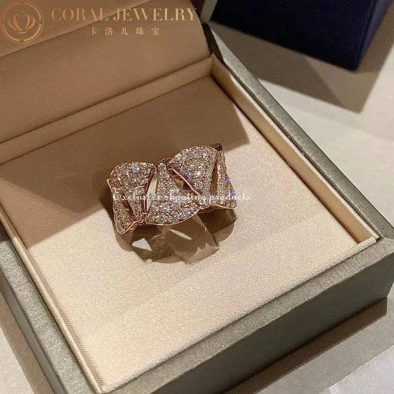 Bulgari Divas? Dream AN856926 Ring Rose Gold Diamonds 3