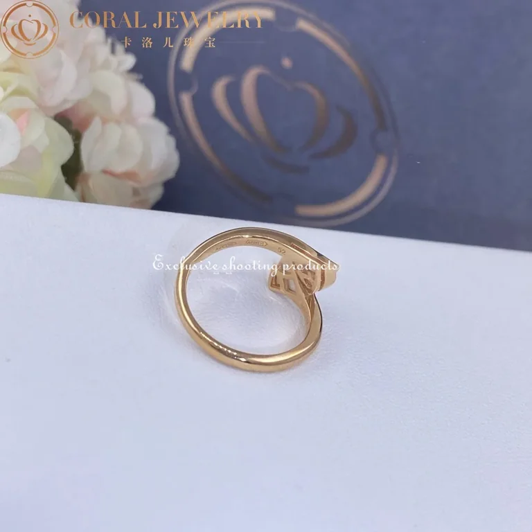 Bulgari Divas? Dream 353800 ring in Rose gold mother of pearl and diamonds 3