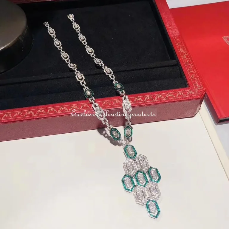 Bulgari Serpenti Seduttori CL857752 White Gold and Diamond Necklace 8