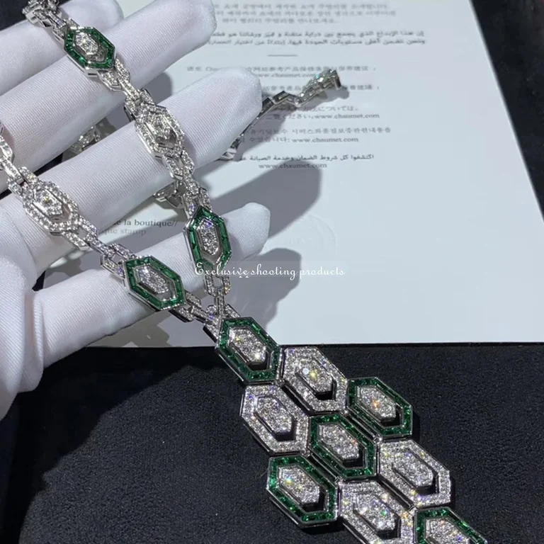 Bulgari Serpenti Seduttori CL857752 White Gold and Diamond Necklace 6