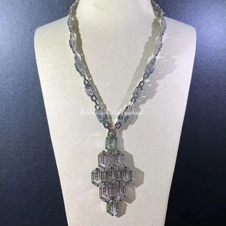 Bulgari Serpenti Seduttori CL857752 White Gold and Diamond Necklace 3