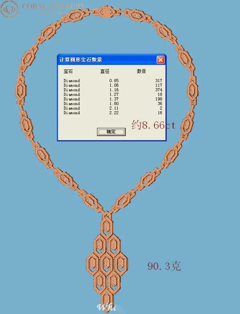 Bulgari Serpenti 353843 Necklace in 18 kt white gold and pavé diamonds 2