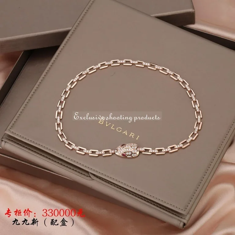 Bulgari Serpenti 352724 necklace CL857723 in 18 kt Rose gold 14