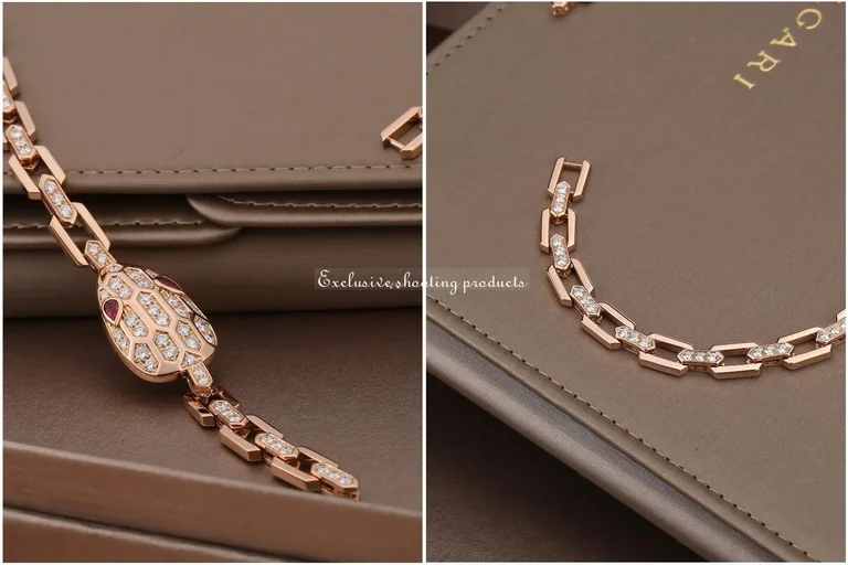 Bulgari Serpenti 352724 necklace CL857723 in 18 kt Rose gold 9
