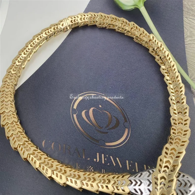 Bulgari Serpenti 261454 Necklace Diamond Ruby Gold 20