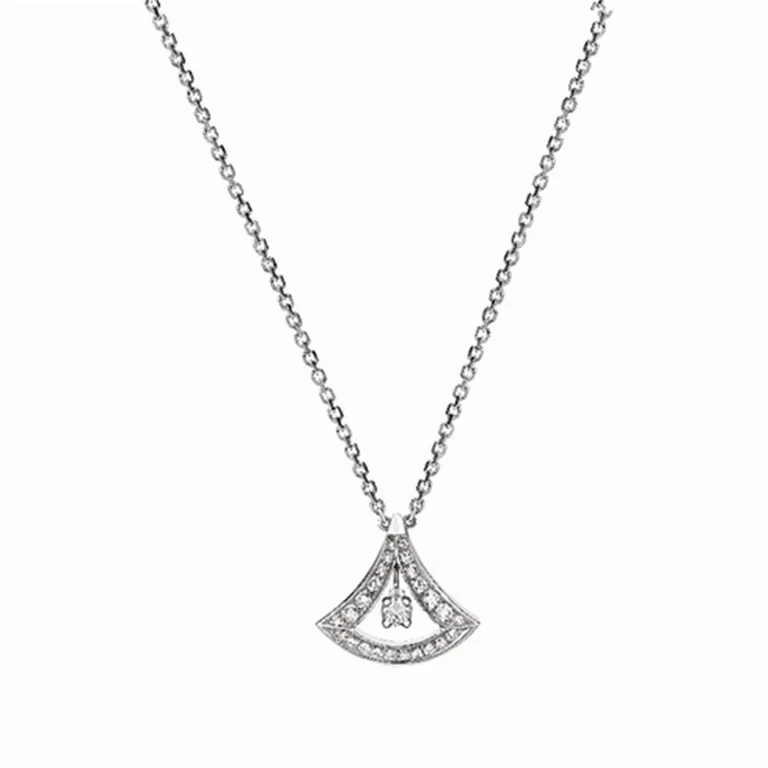 Bulgari Divas? Dream 354049 Necklace White Gold Set Diamonds 1
