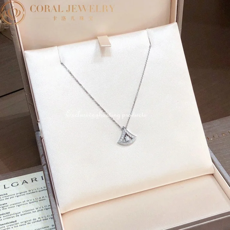 Bulgari Divas? Dream 354049 Necklace White Gold Set Diamonds 7
