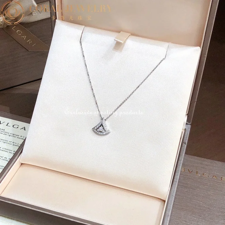 Bulgari Divas? Dream 354049 Necklace White Gold Set Diamonds 6