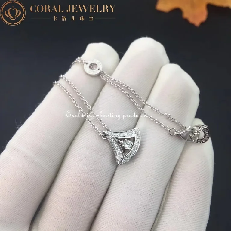 Bulgari Divas? Dream 354049 Necklace White Gold Set Diamonds 2