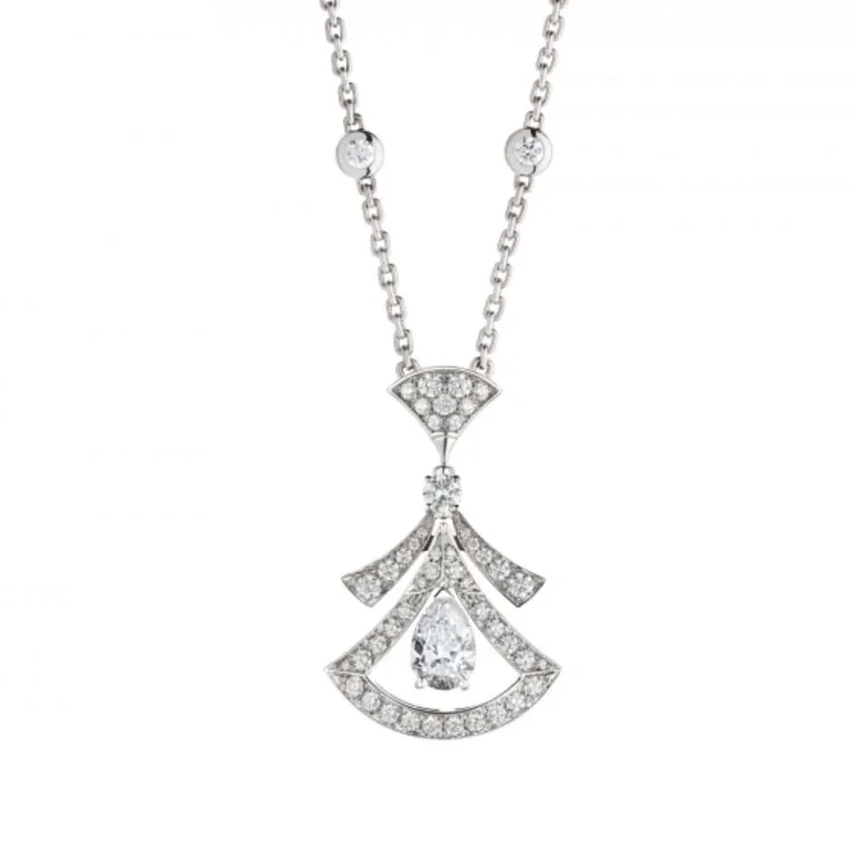 Bulgari Divas? Dream 358220 Necklace White Gold Set Diamonds 1