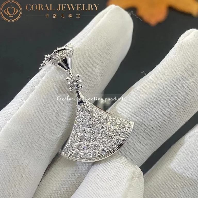 Bulgari Divas? Dream 350066 Necklace White Gold Set Diamonds 7