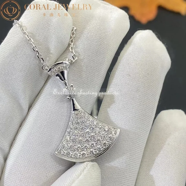 Bulgari Divas? Dream 350066 Necklace White Gold Set Diamonds 6