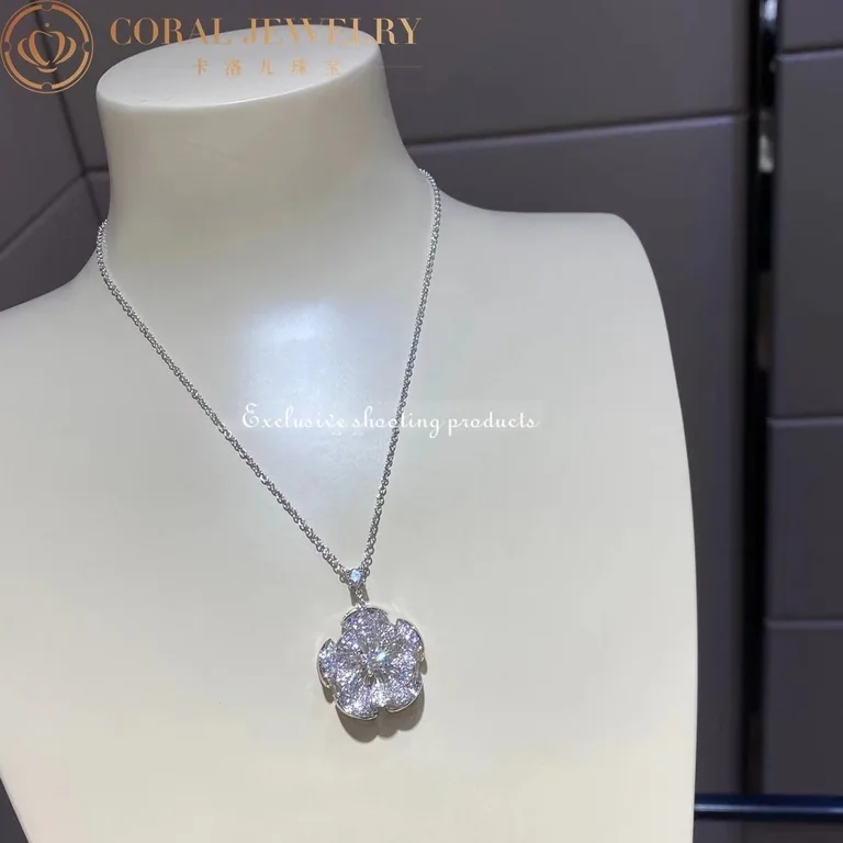Bulgari Divas? Dream 350854 Necklace White Gold Set Diamonds CL857316 7