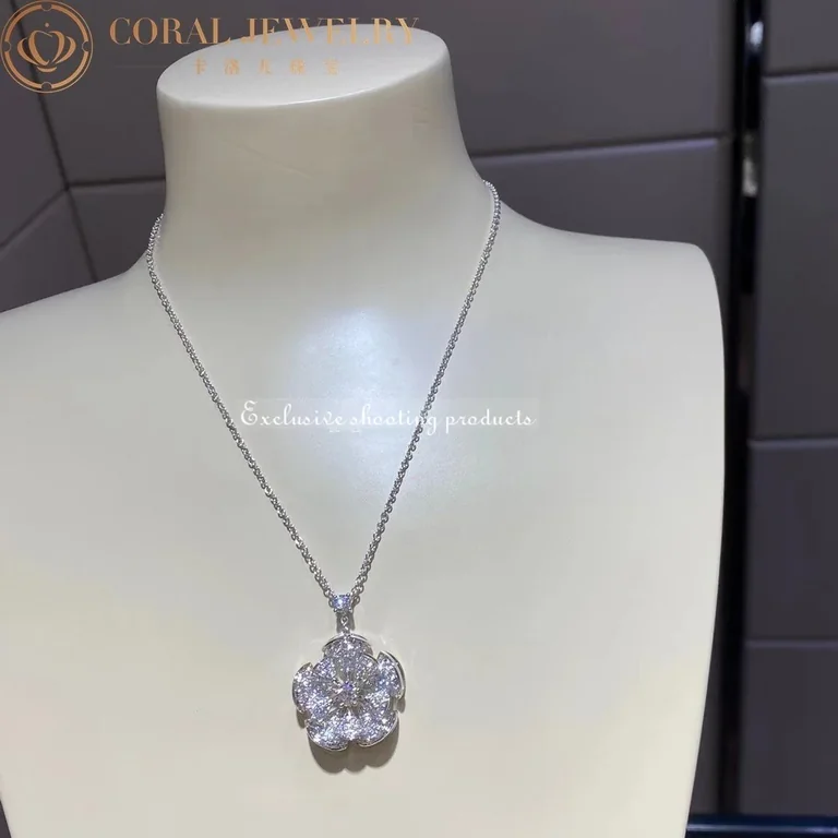 Bulgari Divas? Dream 350854 Necklace White Gold Set Diamonds CL857316 5