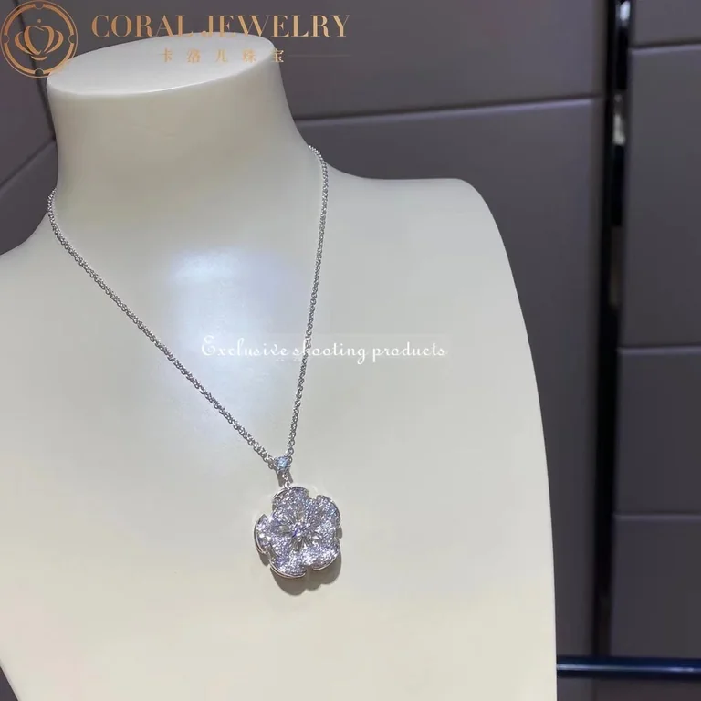 Bulgari Divas? Dream 350854 Necklace White Gold Set Diamonds CL857316 5