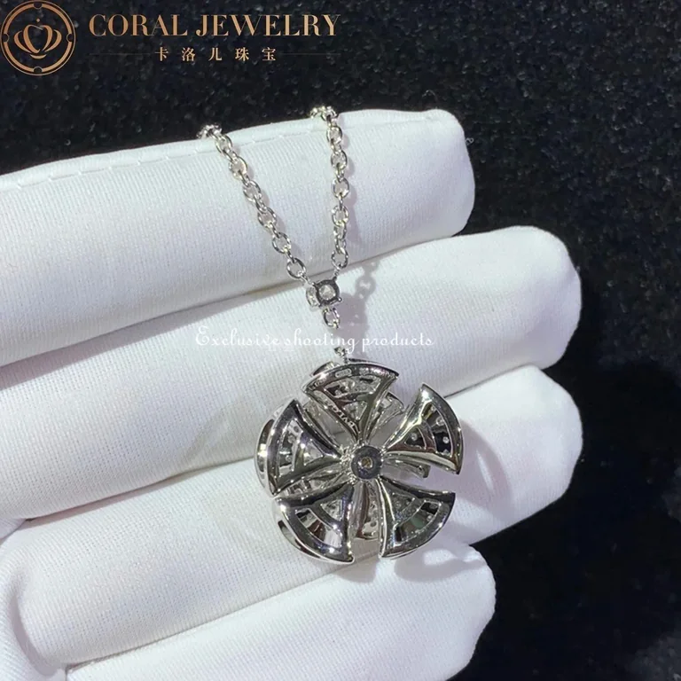 Bulgari Divas? Dream 350854 Necklace White Gold Set Diamonds CL857316 2