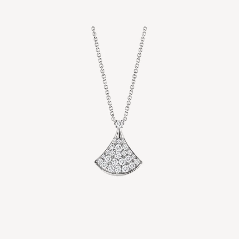 Bulgari Divas? Dream 351099 Necklace White Gold Set Diamonds 1