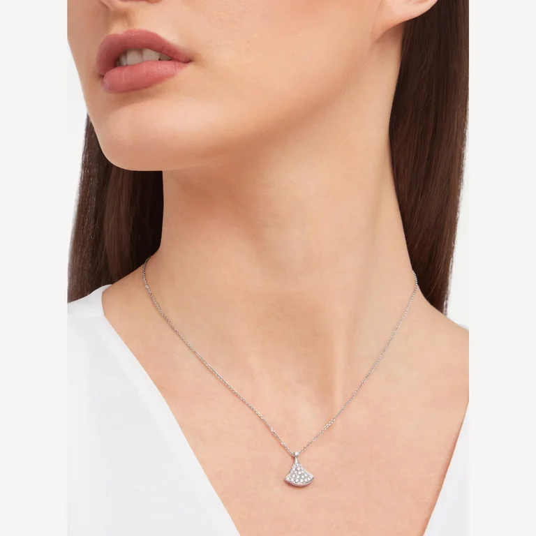 Bulgari Divas? Dream 351099 Necklace White Gold Set Diamonds 6