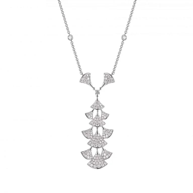 Bulgari Divas? Dream 352608 Necklace White Gold Set Diamonds CL857570 1