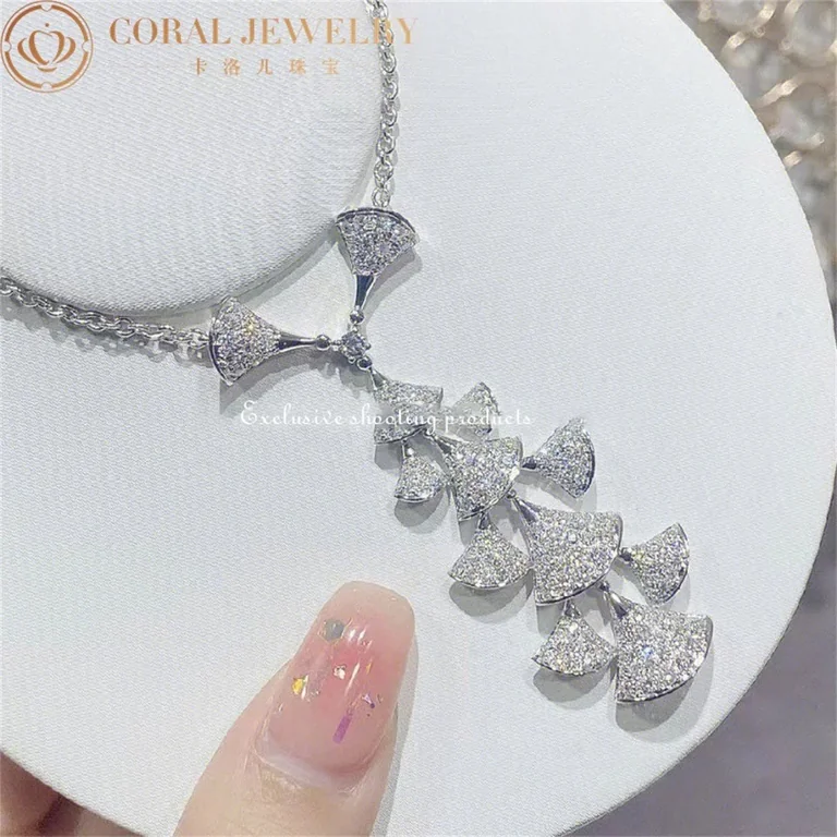 Bulgari Divas? Dream 352608 Necklace White Gold Set Diamonds CL857570 7
