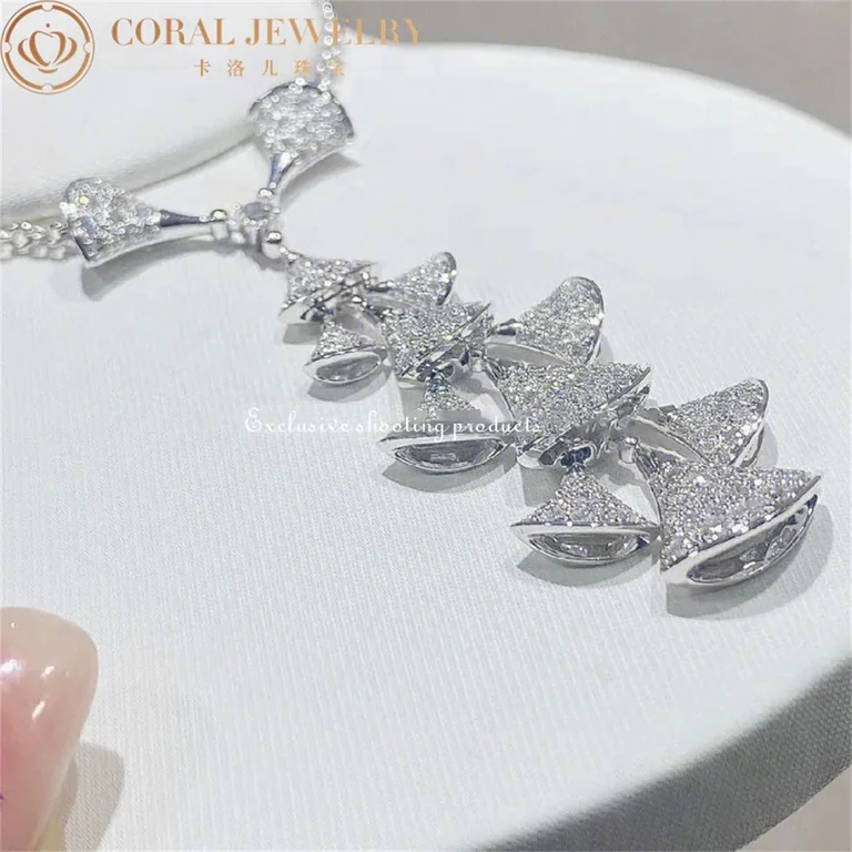 Bulgari Divas? Dream 352608 Necklace White Gold Set Diamonds CL857570 6