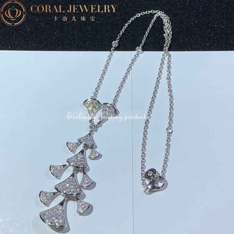 Bulgari Divas? Dream 352608 Necklace White Gold Set Diamonds CL857570 3