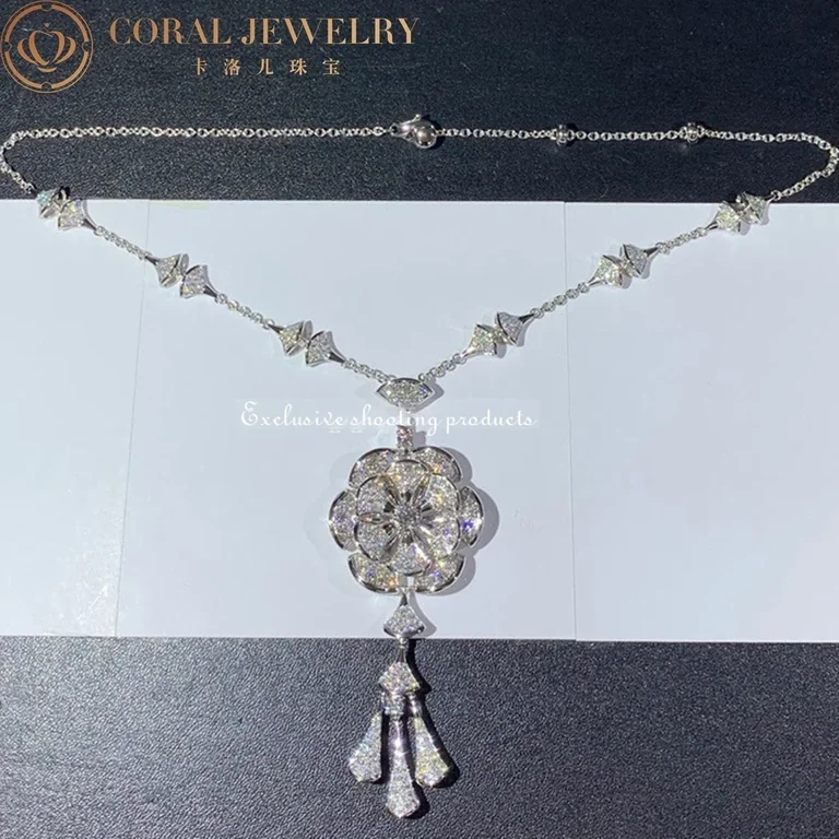 Bulgari Divas? Dream 348362 Necklace White Gold Set Diamonds CL856465-1 6
