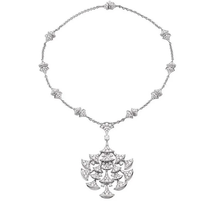 Bulgari Divas? Dream 348362 Necklace White Gold Set Diamonds CL856465 1
