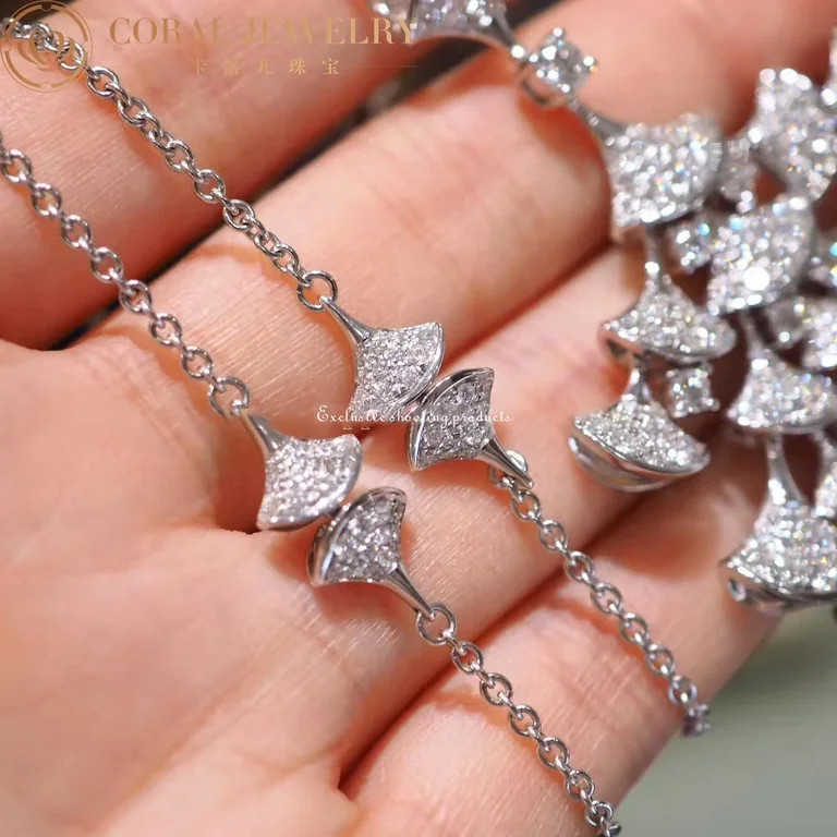 Bulgari Divas? Dream 348362 Necklace White Gold Set Diamonds CL856465 15