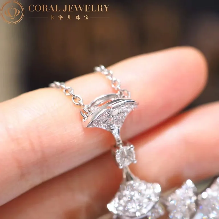 Bulgari Divas? Dream 348362 Necklace White Gold Set Diamonds CL856465 12
