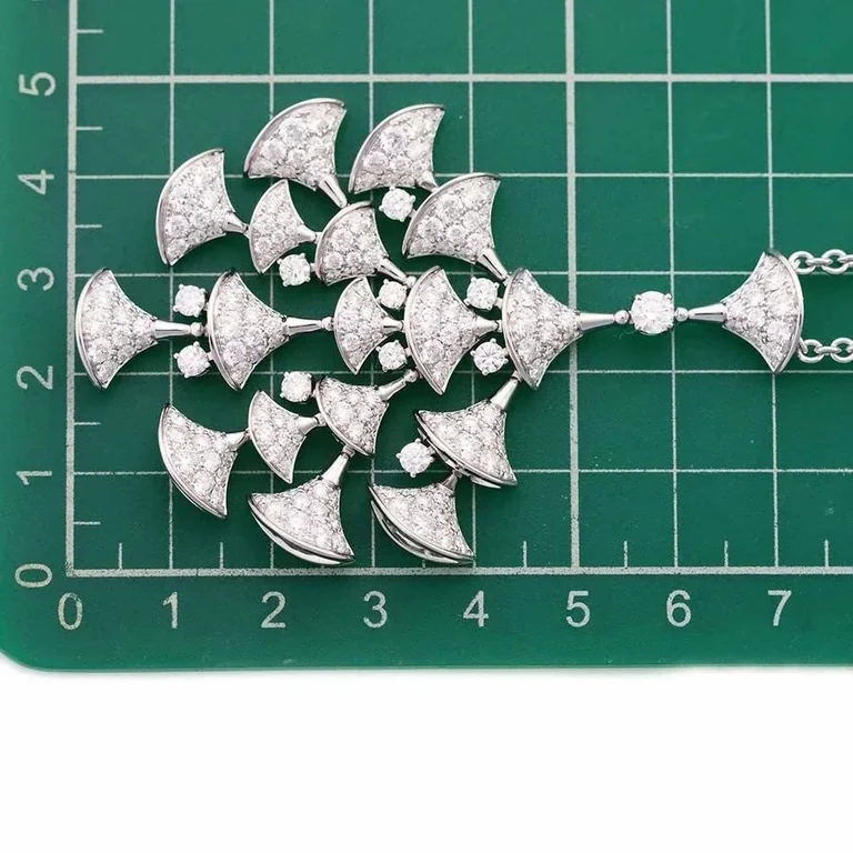 Bulgari Divas? Dream 348362 Necklace White Gold Set Diamonds CL856465 7