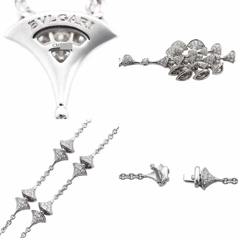 Bulgari Divas? Dream 348362 Necklace White Gold Set Diamonds CL856465 6