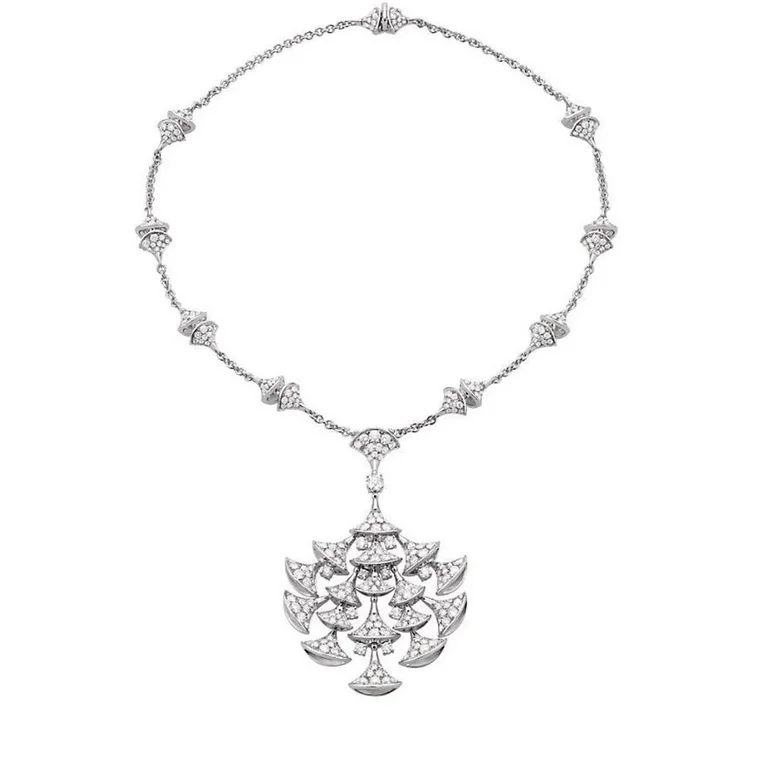 Bulgari Divas? Dream 348362 Necklace White Gold Set Diamonds CL856465 4