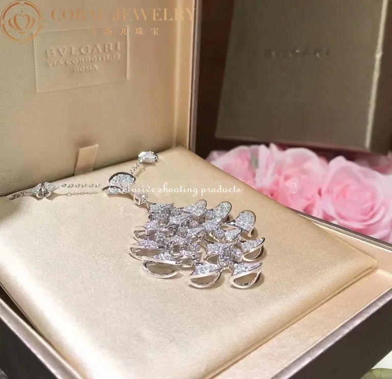 Bulgari Divas? Dream 348362 Necklace White Gold Set Diamonds CL856465 3