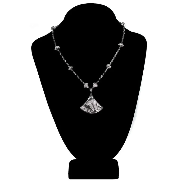 Bulgari Divas? Dream 349442 Necklace White Gold Set Diamonds 4