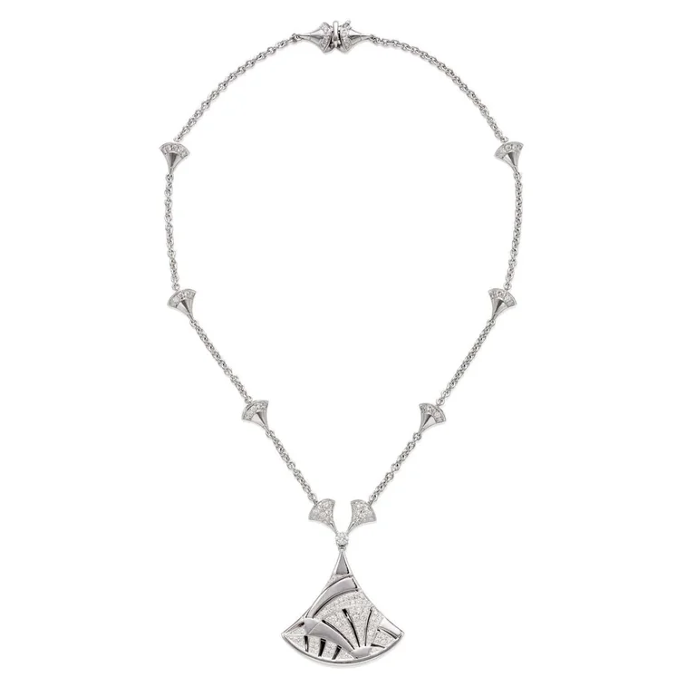 Bulgari Divas? Dream 349442 Necklace White Gold Set Diamonds 3