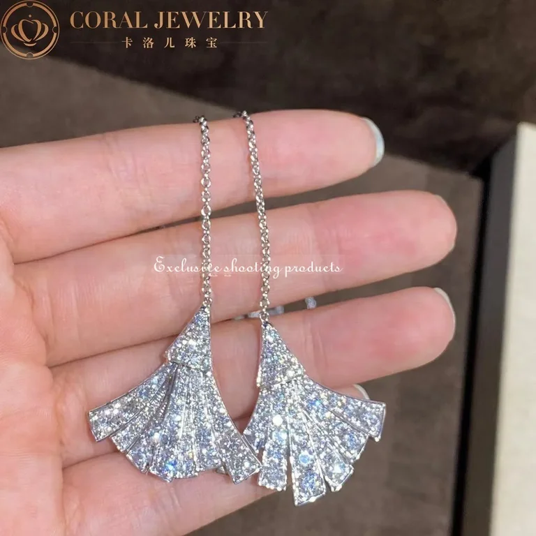 Bulgari Divas? Dream Necklace White Gold Pav� Diamonds Necklace 11